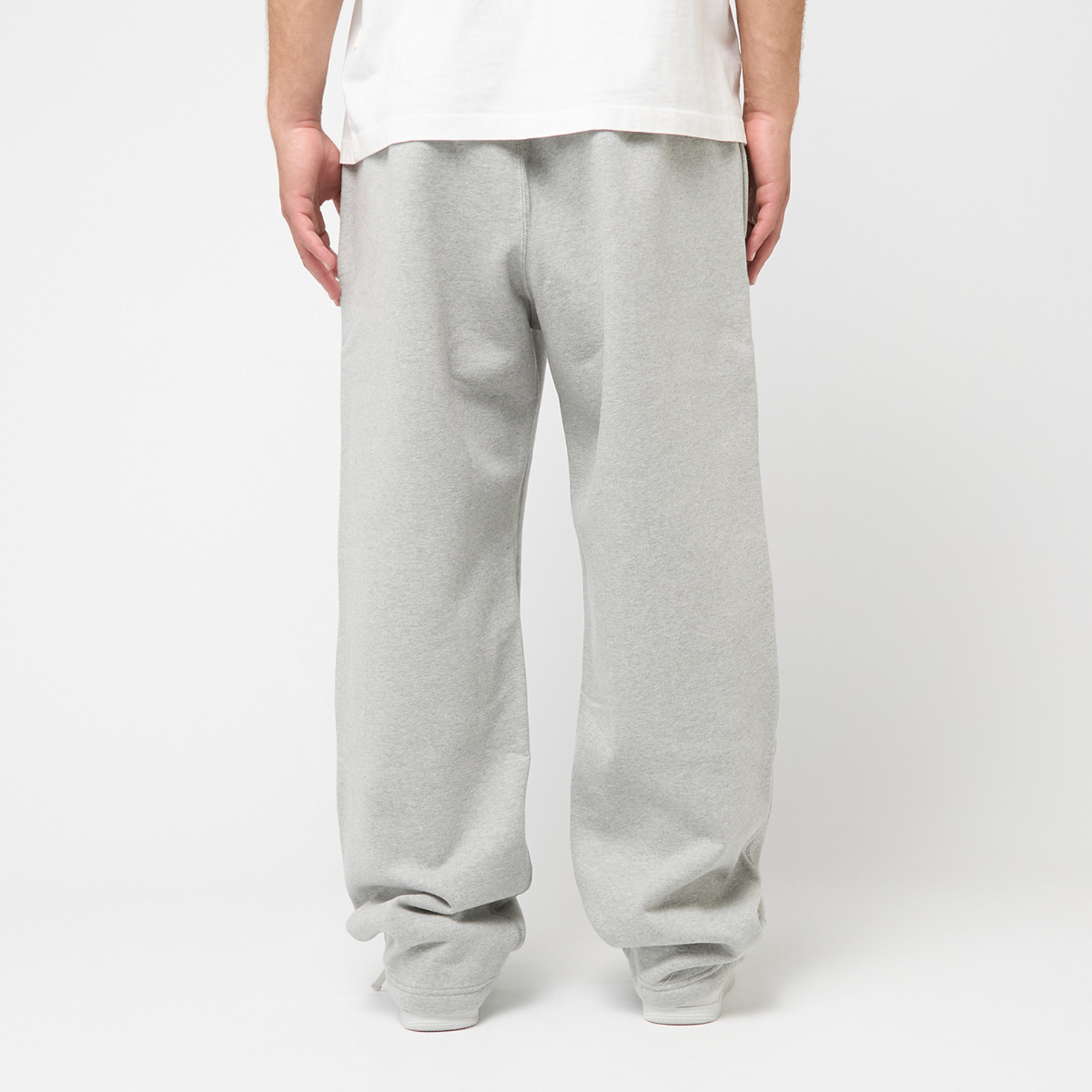 Buy Nike Solo Swoosh Open Hem Pants in grey | HV1090-063 at