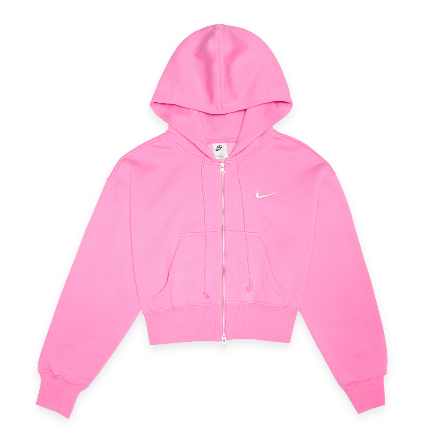 Buy Nike Wmns Phoenix Fleece Cropped Full-Zip Hoodie in
