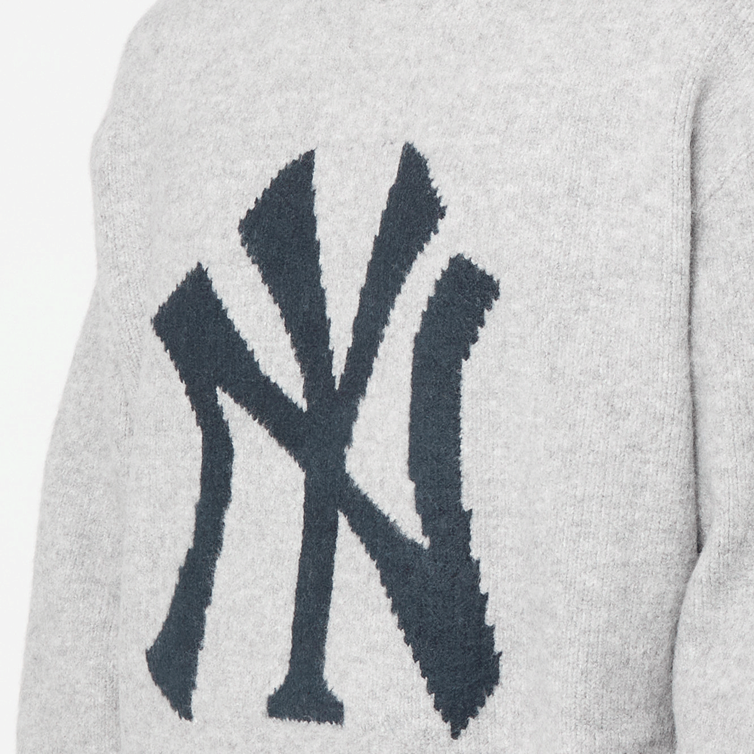 Buy New Era MLB New York Yankees Knit Sweater in grey
