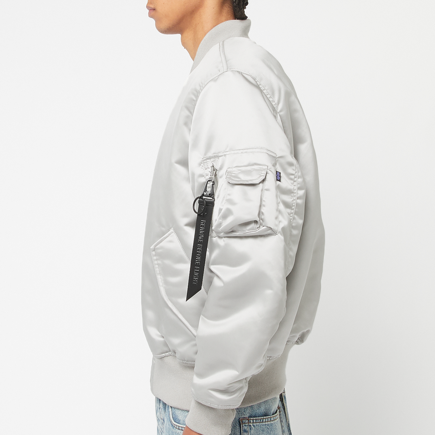 Alpha Industries Ma White Flight Jacket Alpha Industries MA-1 3M