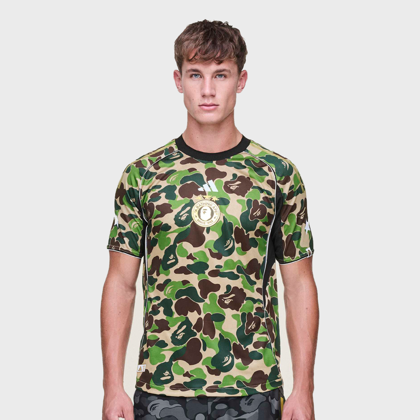 Buy adidas Originals x Bape FB Jersey in camouflage | KB2202 at