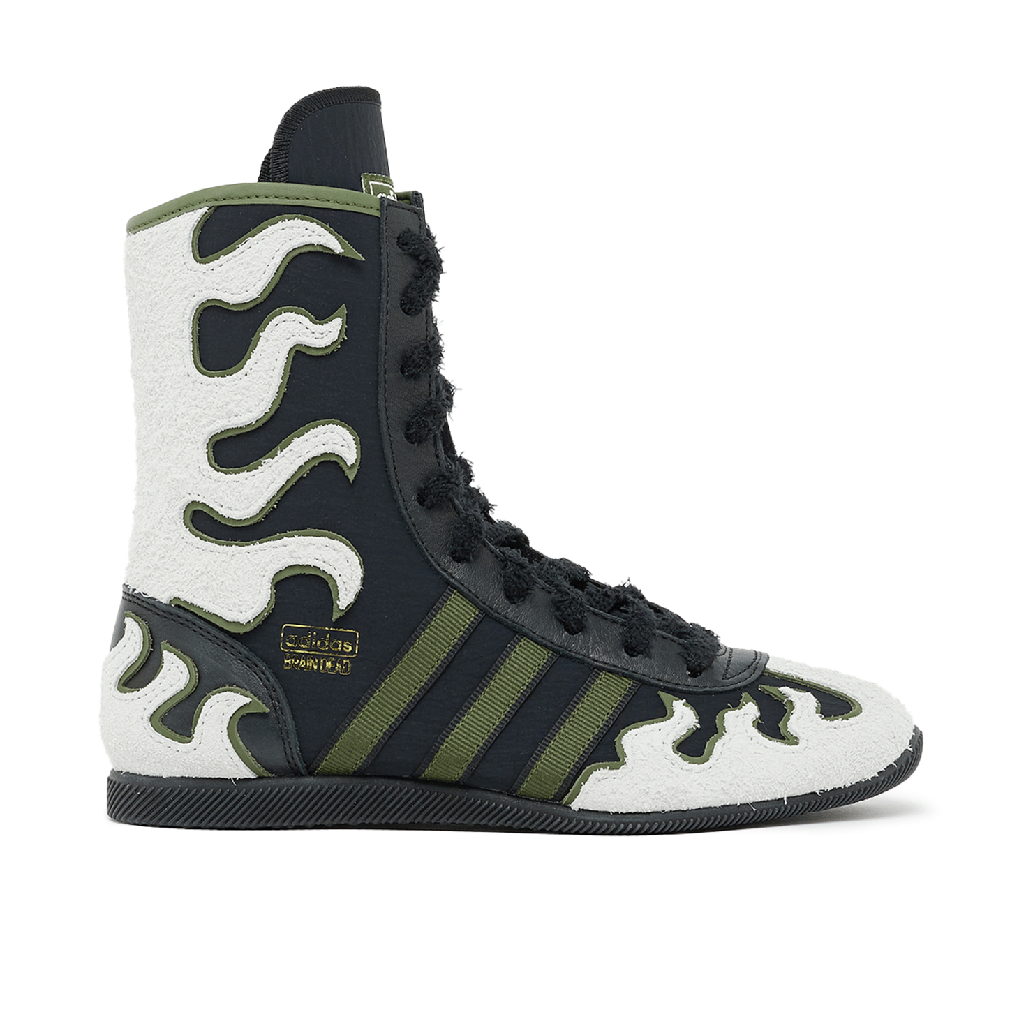 Buy adidas Originals x Brain Dead Japan HI in zwart | JQ6790