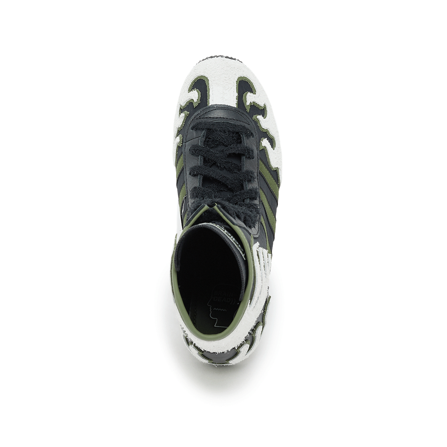 Buy adidas Originals x Brain Dead Japan HI in zwart | JQ6790