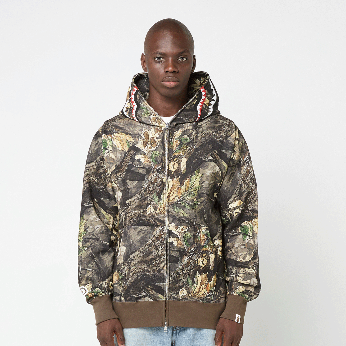 【完売商品】FELIM OVERSIZED CAMO HOODIE YEEL - Studded Zip-up Hoodie Oversized Camo | HBX - Globally