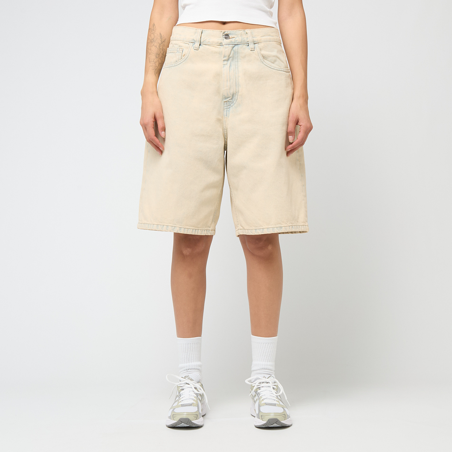 ハーフ・ショートパンツ Carhartt Wip W Brandon Short White Carhartt WIP Women's Brandon Pant | White – Page Women's