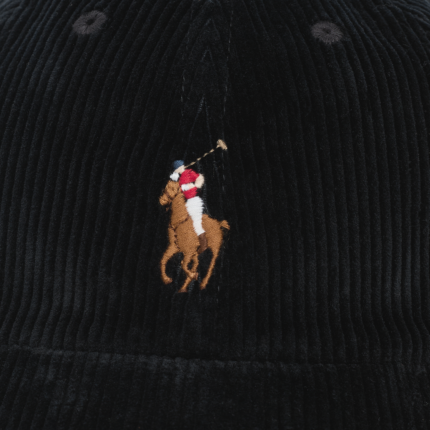 Buy Polo Ralph Lauren Classic Sport Corduroy Cap in black