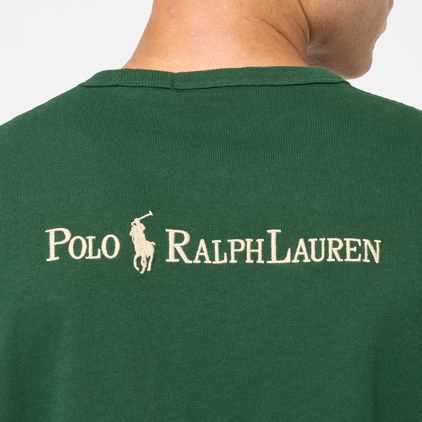 Tシャツ・カットソー POLO RALPH LAUREN Men T-shirt Olive 710938134 012 Polo Ralph Lauren custom-slim fit cotton T-shirt for men