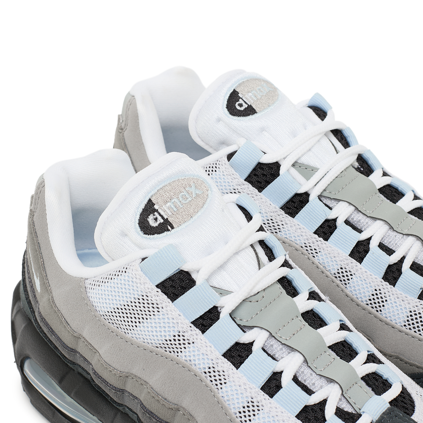 靴 Nike Air Max 95 Big Bubble Blue Tint NIKE W AIR MAX 95 BIG BUBBLE BLACK/BLUE TINT-WHITE-MEDIUM