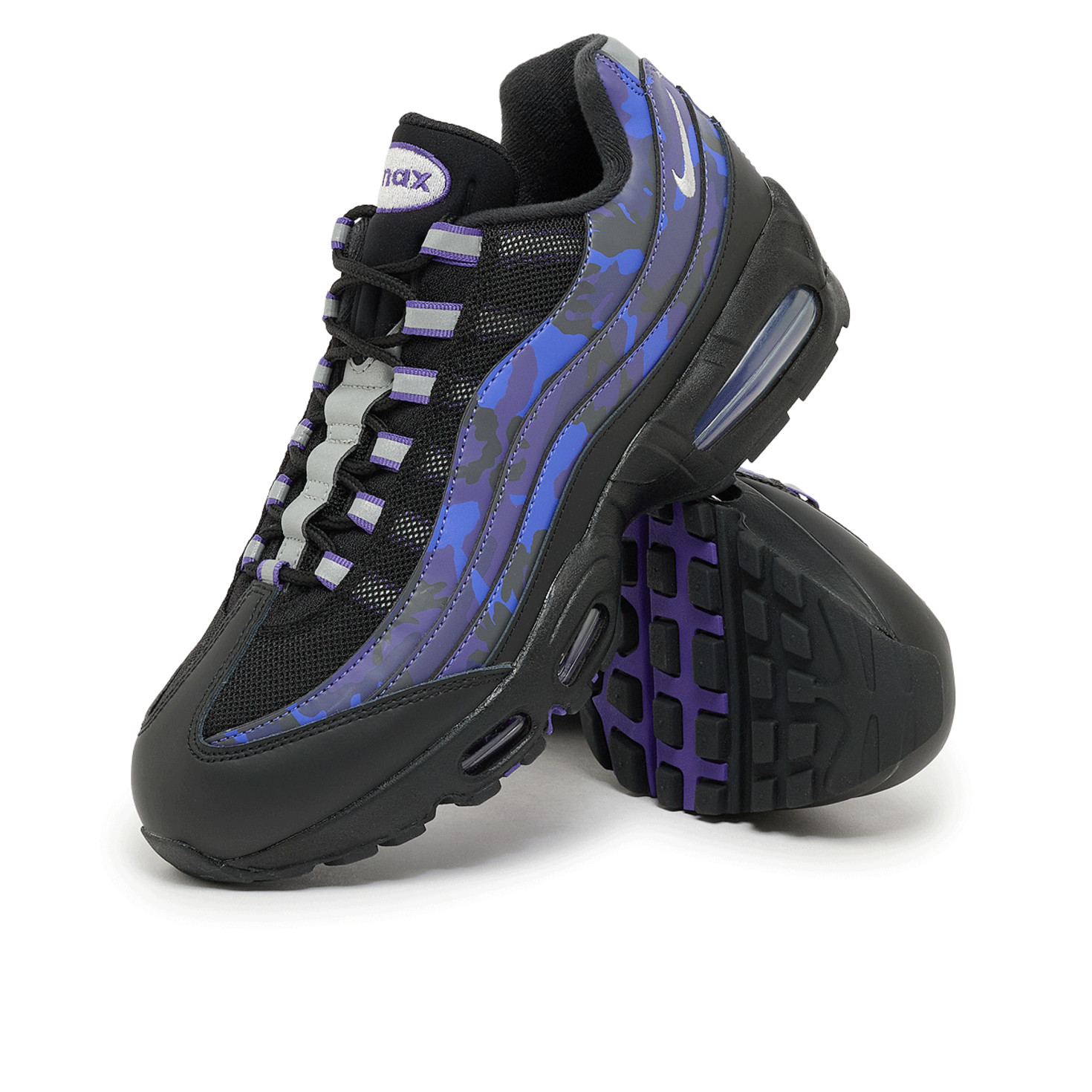 定価以下‼️Nike Air Max 95 Court Purple Camo Nike Air Max 95 Court Purple Wild Grape Camo - HQ1973-500