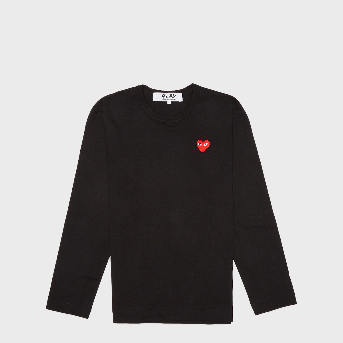 Buy Comme des Garcons Play Longsleeve in black | AZ-T118-051-1