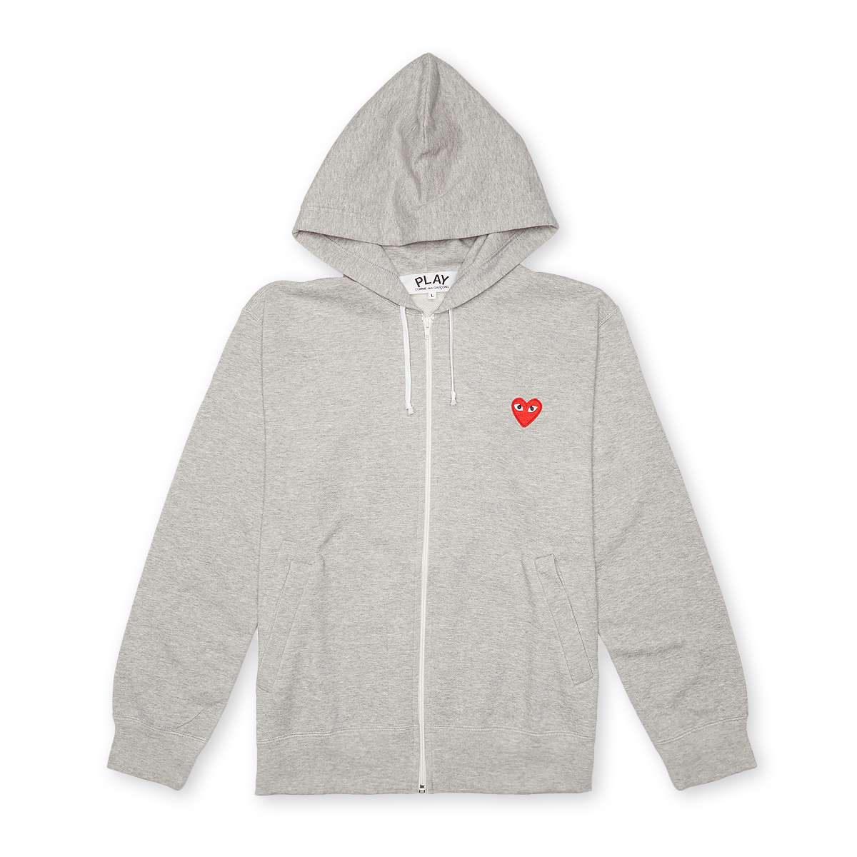 Buy Comme des Garcons Play Play Red Heart Hooded Zip Sweatshirt in