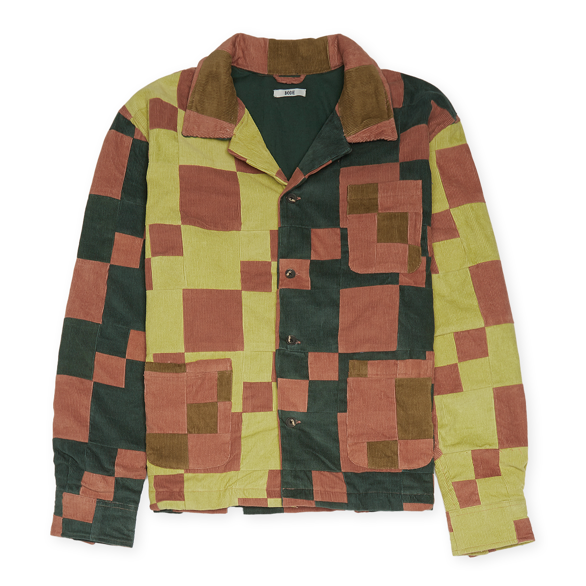 Bode/ジャケット Brown Embroidered Patchwork Wool-Blend Jacket | BODE | MR PORTER
