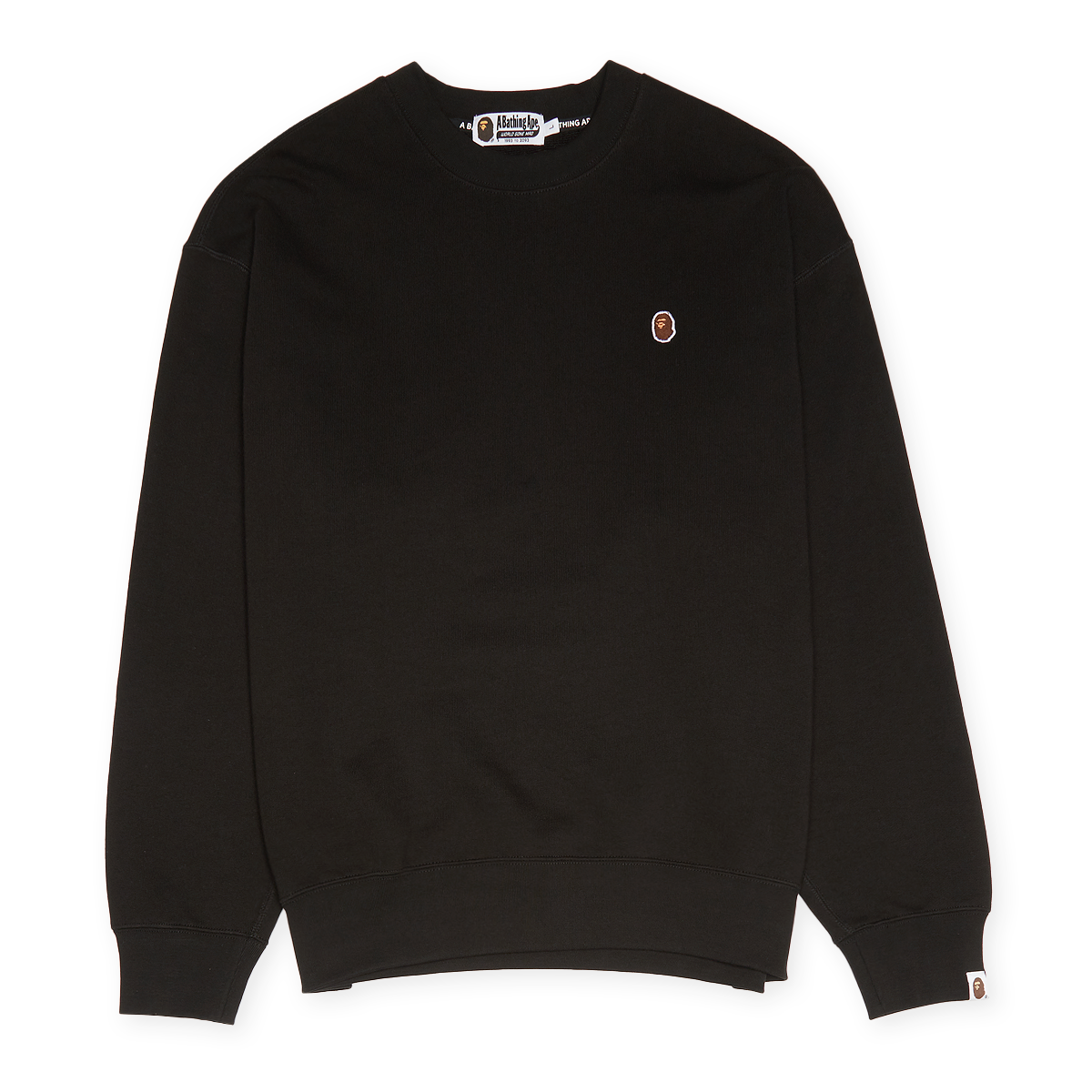 A BATHING APE Head Moon Crewneck XL ブラック A BATHING APE® By Bathing Ape Overdye Crewneck | Bape