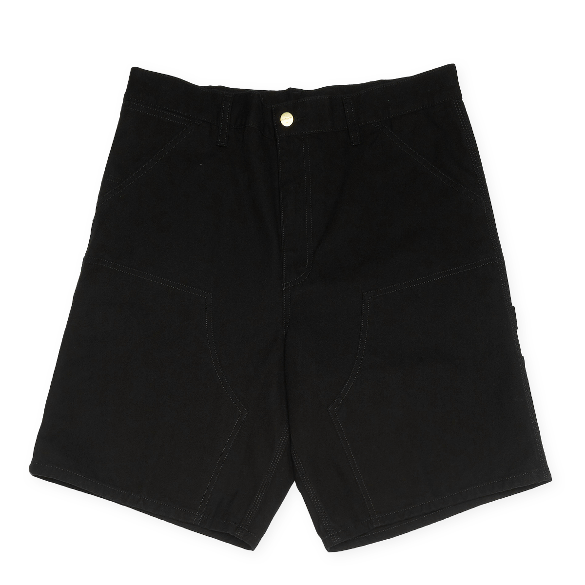 Buy Carhartt WIP Double Knee Short Marshall Canvas in black