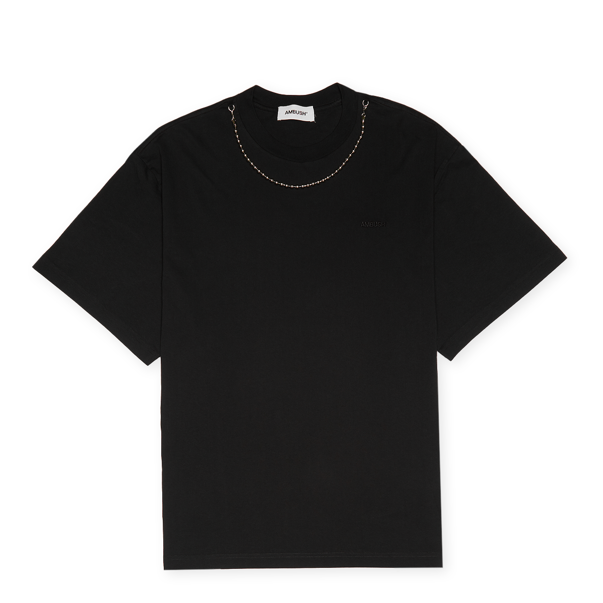 Buy Ambush Ballchain T-Shirt in black | BMAA001S24JER0011010