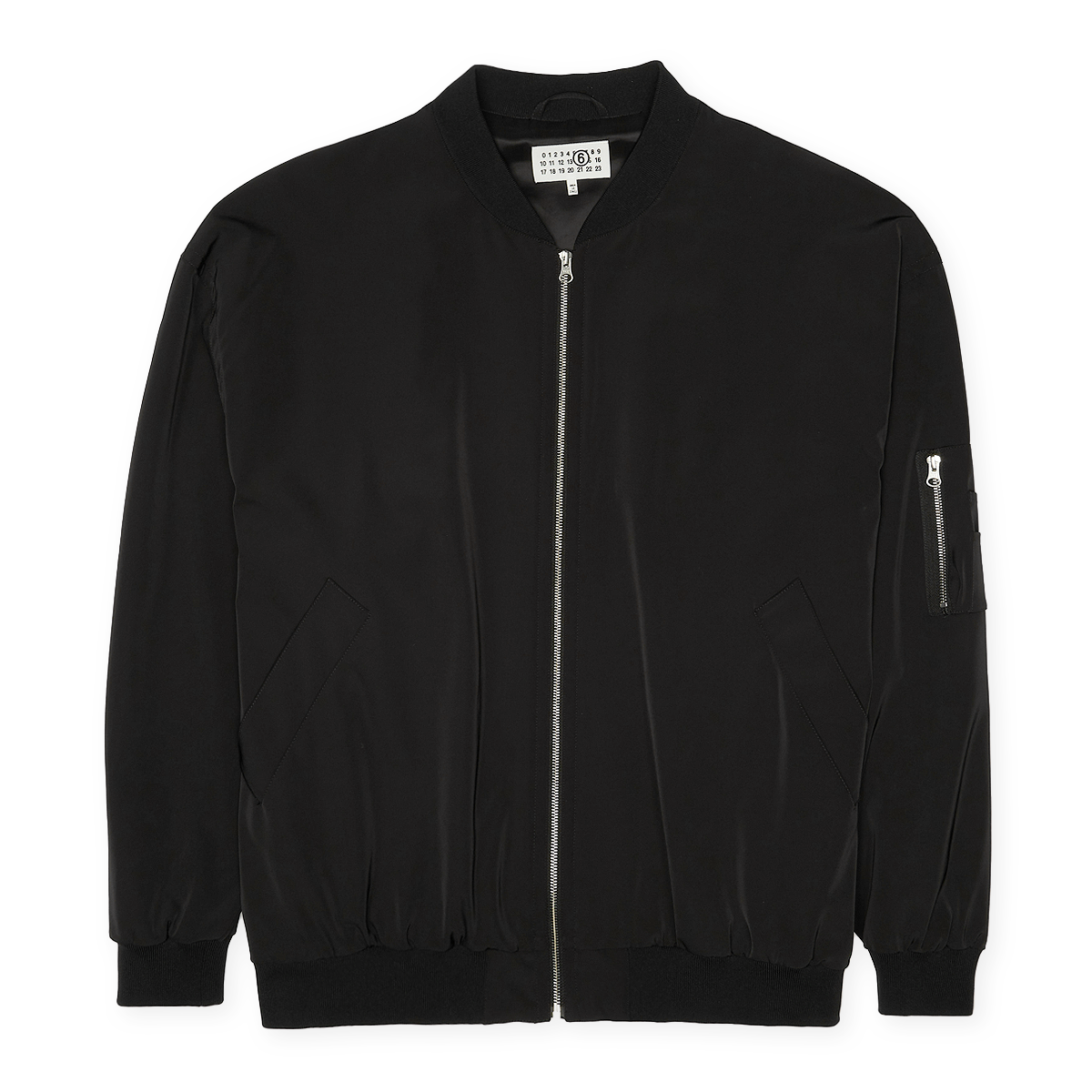 Buy MM6 Maison Margiela Sportsjacket in black | SH0AM0002