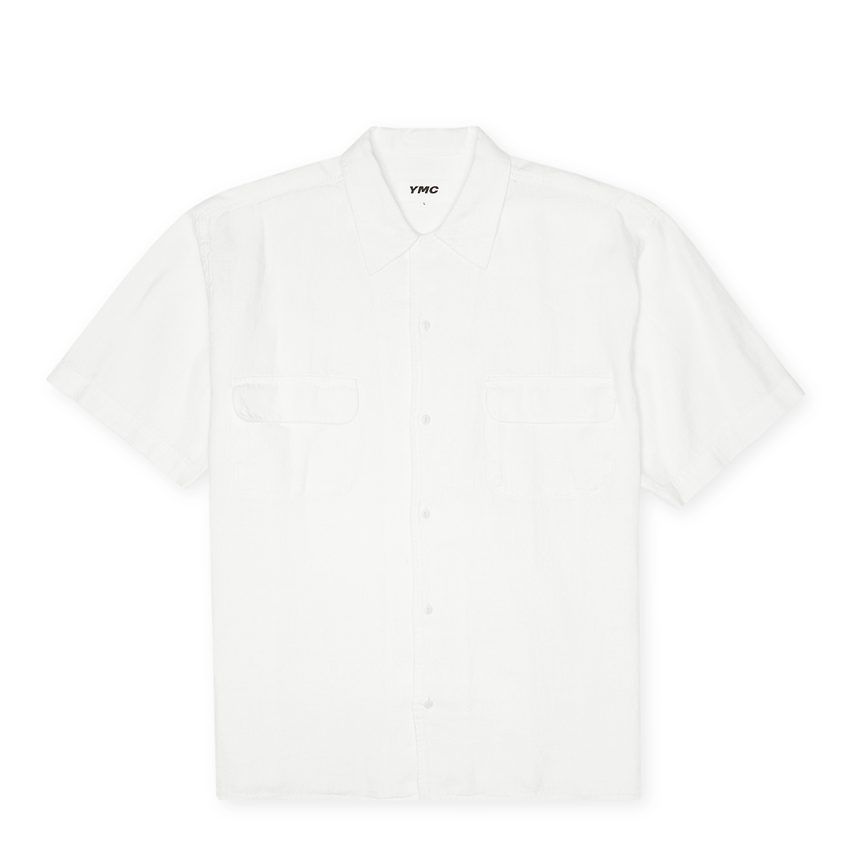 MYLAN 11万23A/W Multi Sleeve Shirt Buy YMC Wray Short Sleeve Shirt (Linen) in white | P2WAH-WHT | solebox
