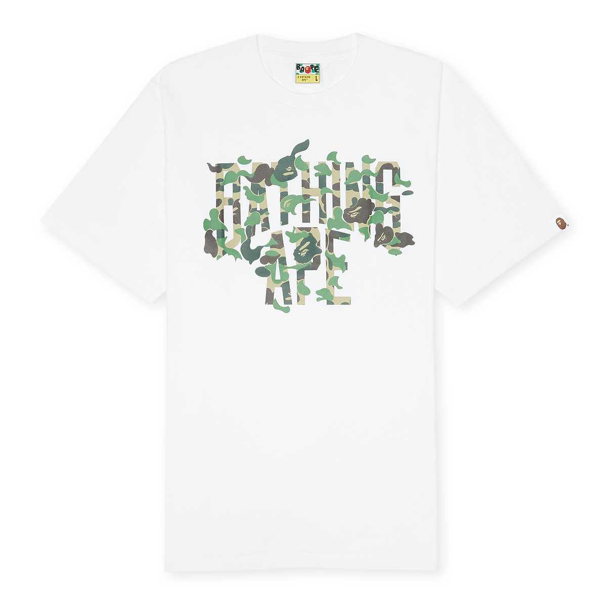 Buy A Bathing Ape ABC Camo Rebuild NYC Logo Tee in weiß