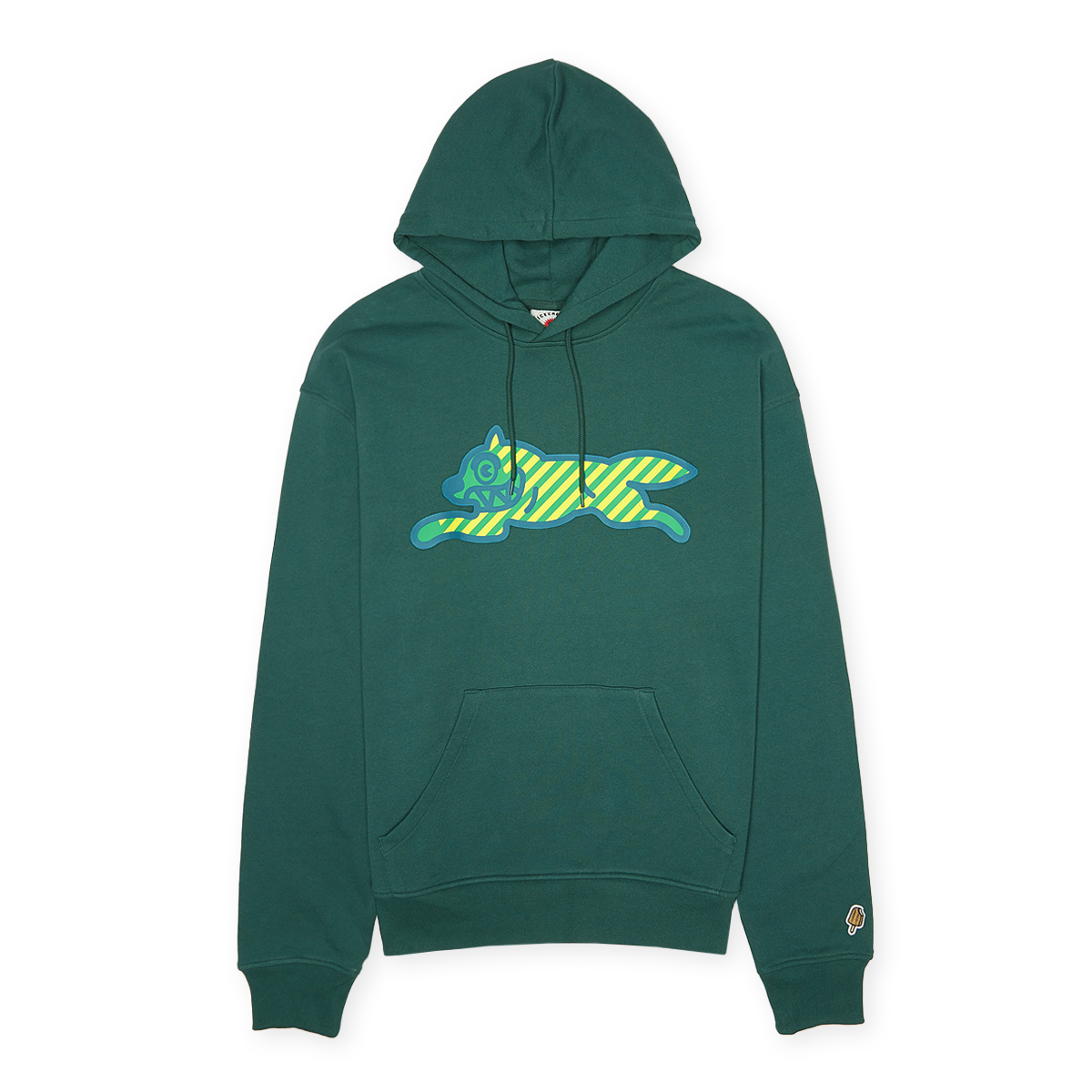 トップス UK ICECREAM LOGO sweat green Buy ICECREAM Running Dog Hoodie in grün | IC24125-GRN at solebox