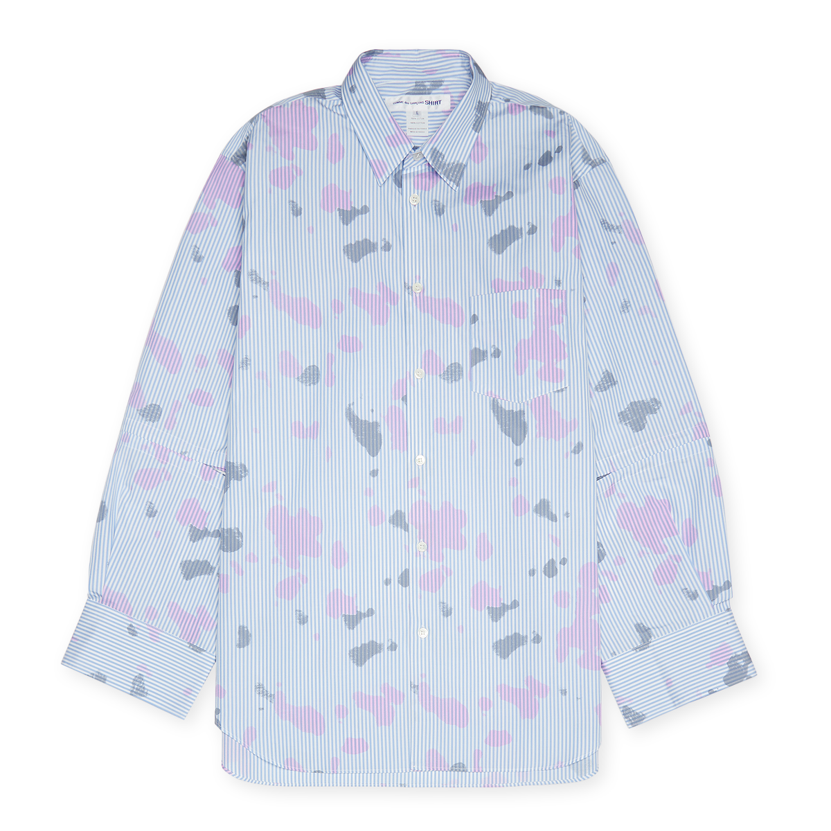 Buy Comme des Garcons Shirt Woven Shirt in blue | FM-B054-S24-1 at