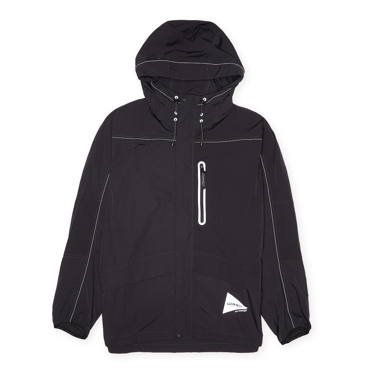 and wander✖️グラミチPATCHWORK WIND HOODIE Gramicci x And Wander Patchwork Wind Hoodie - Multi Purple