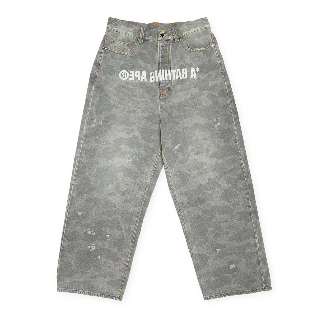 パンツ BAPE 1ST CAMO LOOSE FIT DENIM PANTS A-Bathing-Ape-1St-Camo-