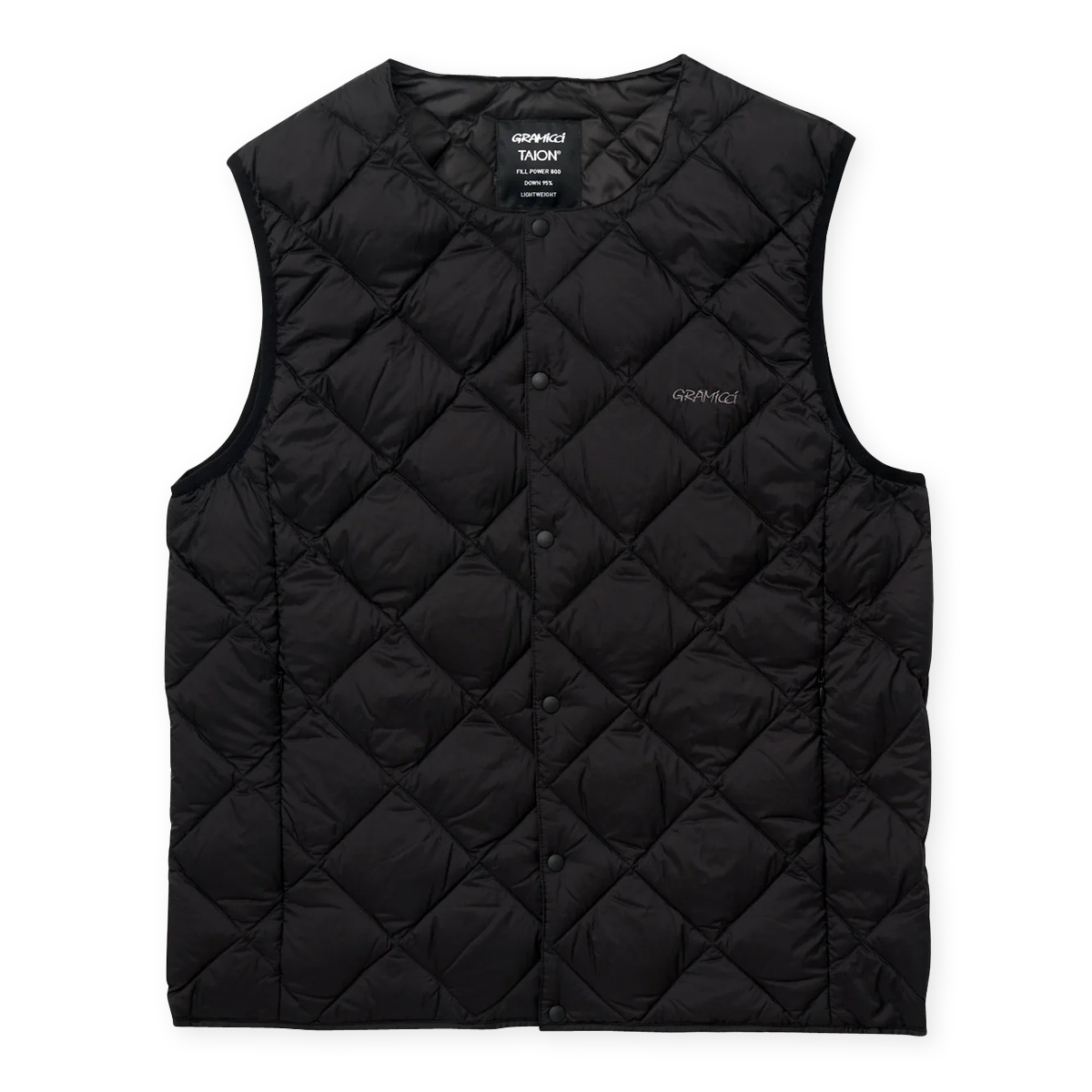 Buy Gramicci Inner Down Vest in zwart | G4FU-J100-TG-BLK at