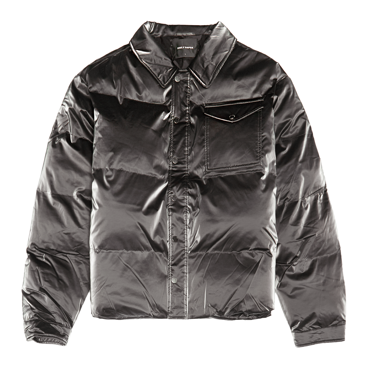 Buy Daily Paper Wole Shirt Puffer Jacket in grey 2423072-OBLK at