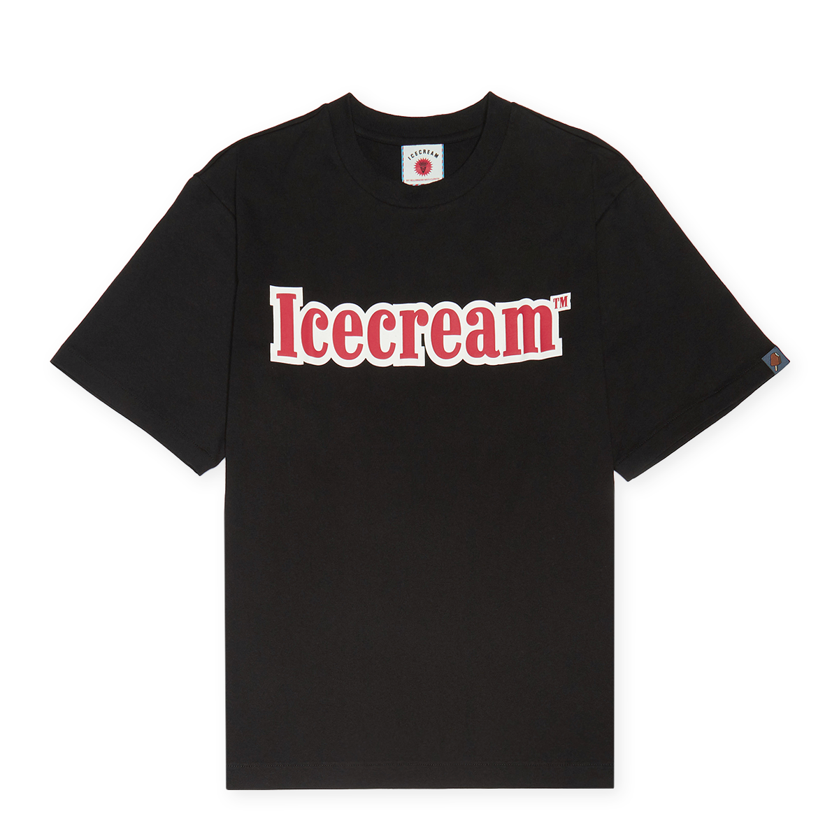 Buy ICECREAM Puff Print Icecream T-Shirt in black | IC25145