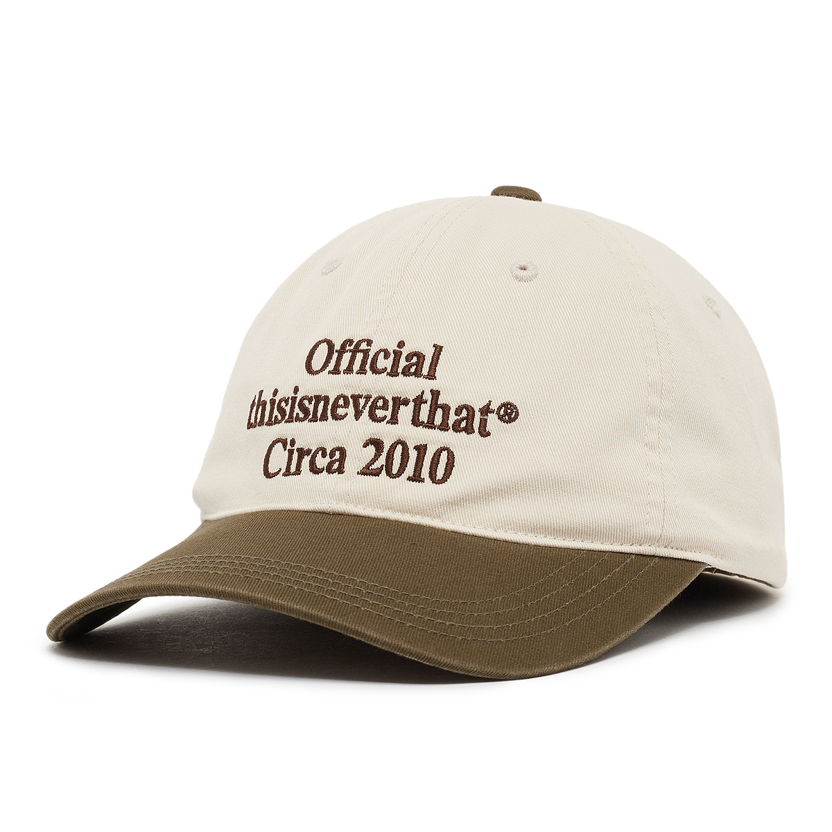 Buy thisisneverthat Times Cap in beige | TN250WHWBC03-BEBR