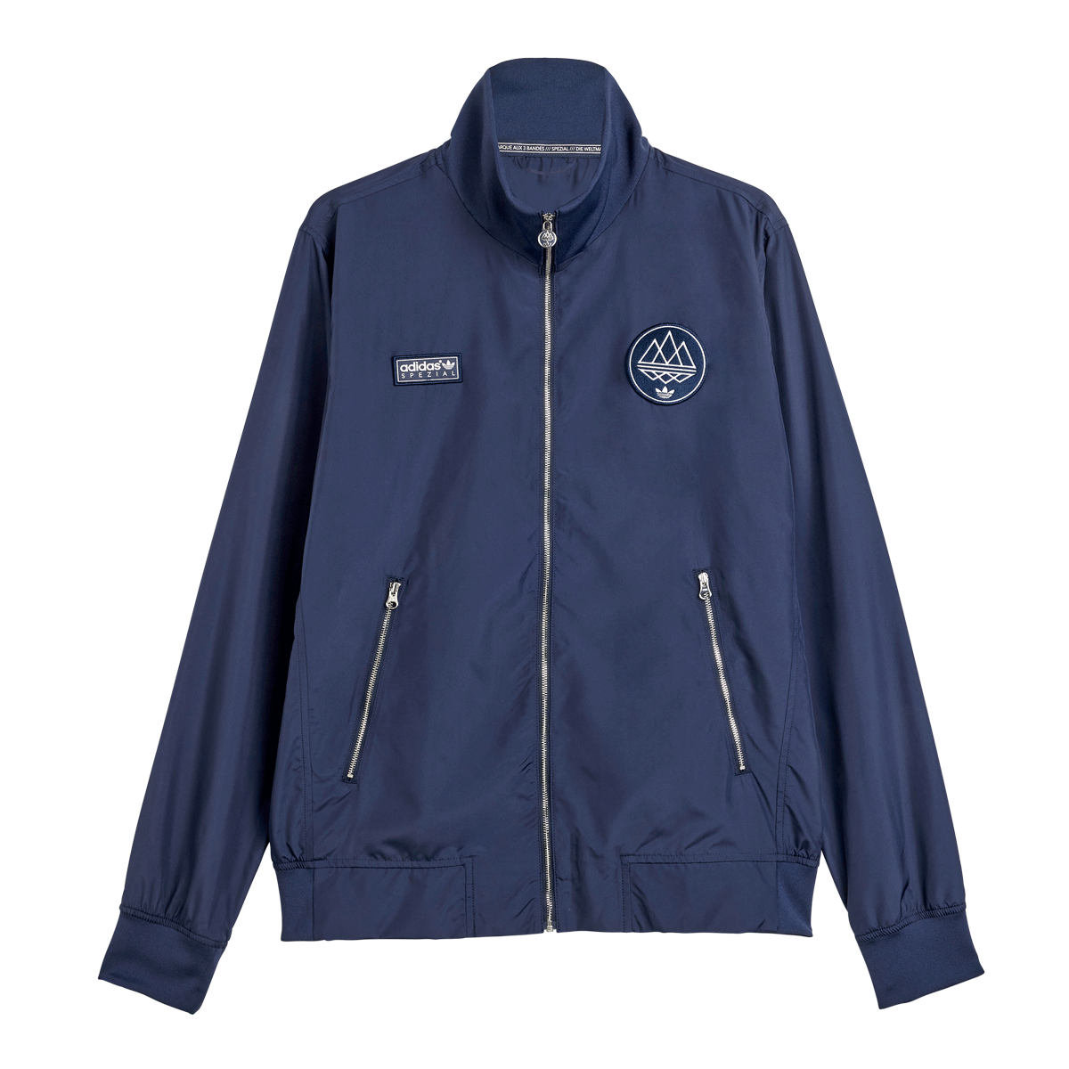 Buy adidas Originals Hudswell SPZL Jacket in Blue | JN5435 | solebox