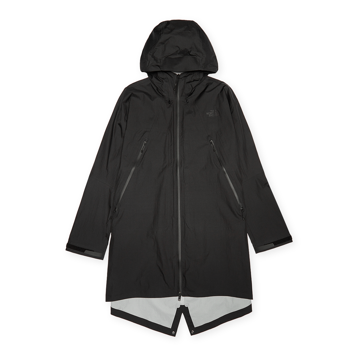 Buy The North Face Packable Light Rain Parka in zwart