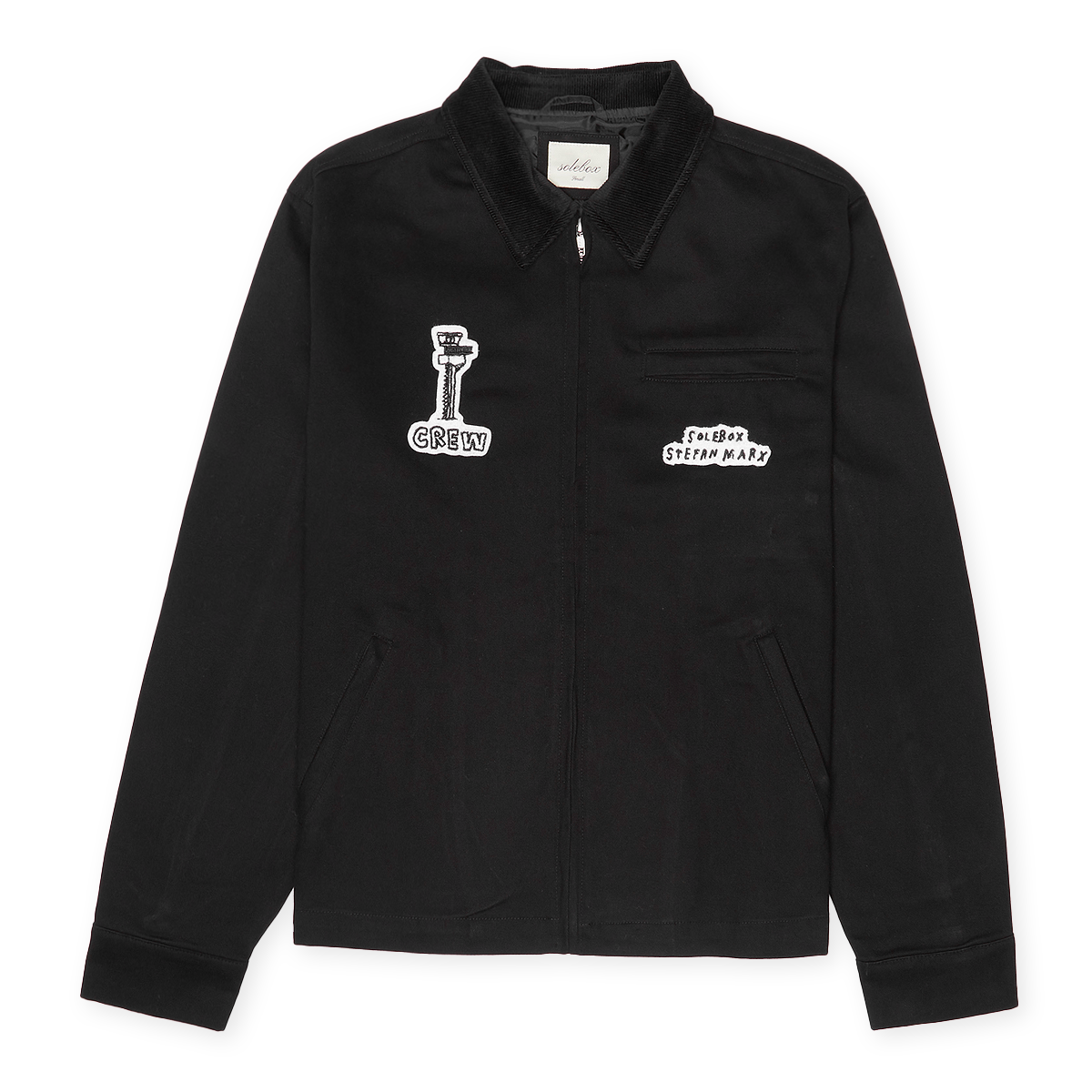 Buy solebox x Lufthansa x Stefan Marx Workwear Jacket in zwart