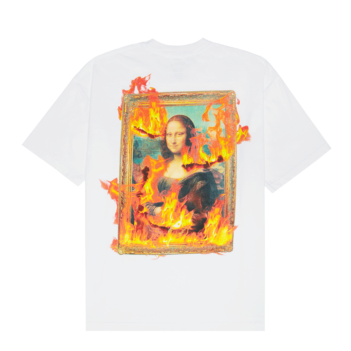 Buy Pleasures Burn Again T-Shirt in white | P25SP056-WHITE | solebox