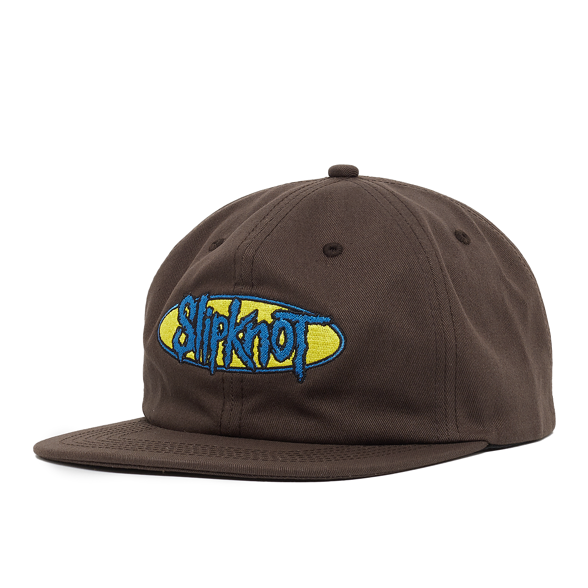 Buy Pleasures x Slipknot Slipknot Snapback in bruin | P25SK019