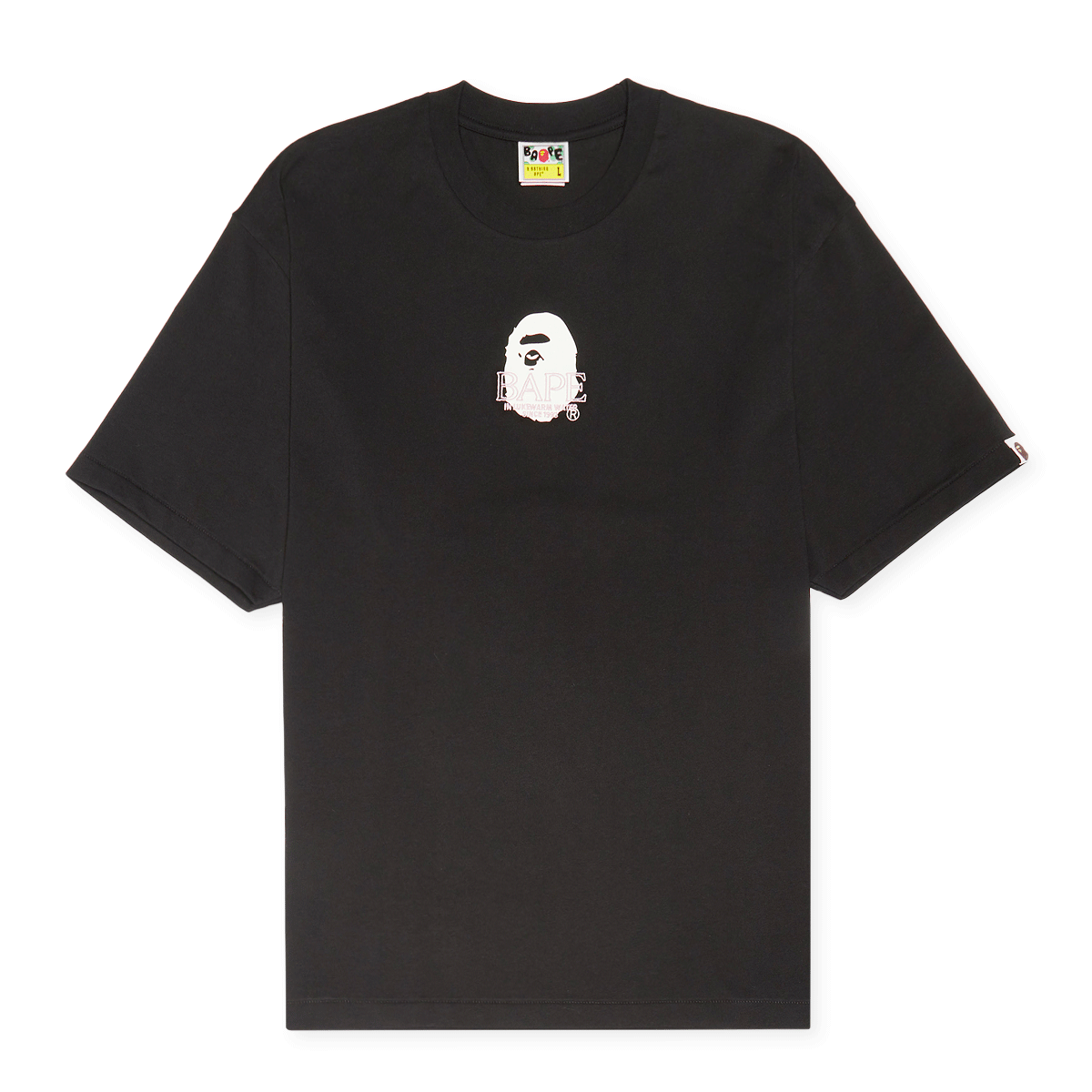 Buy A Bathing Ape Ape Head Relaxed Fit Tee in black
