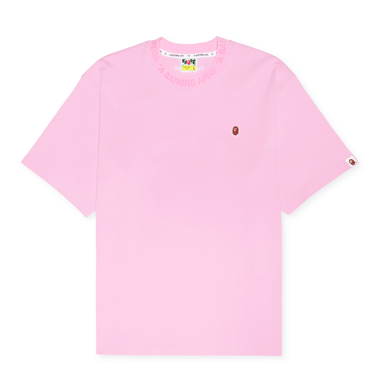 トップス A BATHING APE PINK MINI TEE Buy A Bathing Ape One Point Relaxed Fit Tee M beige in rosa
