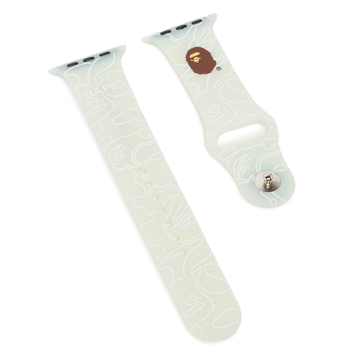 Buy A Bathing Ape Neon Camo Apple Watch Band in white