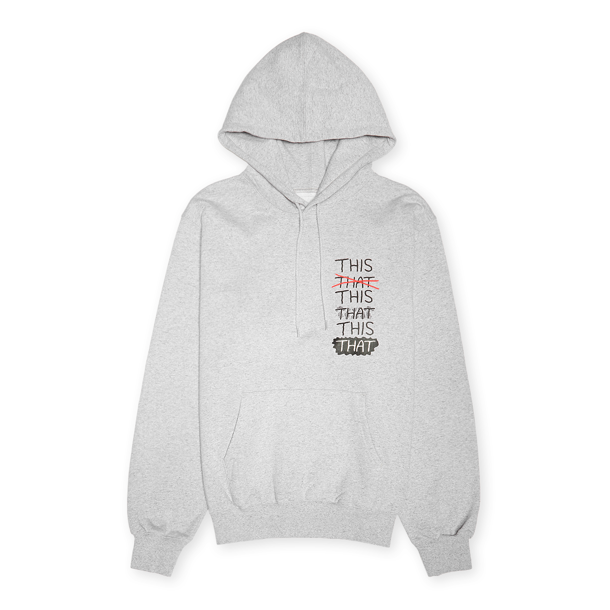 Buy thisisneverthat THISTHAT Skate Hoodie in grey | TN243TSWHO10