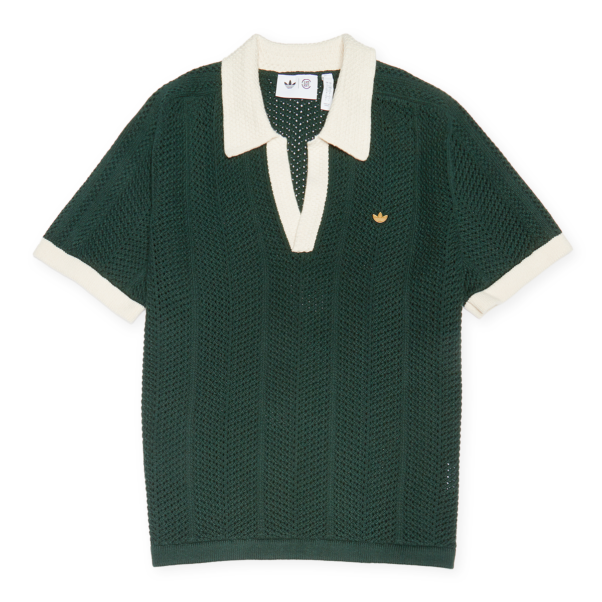 Buy adidas Originals x Clot Shortsleeve Poloshirt in vert