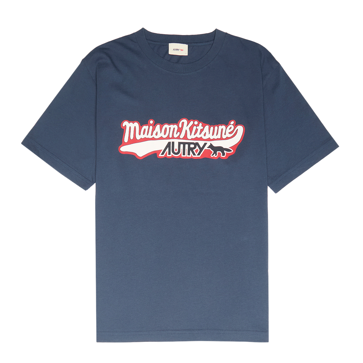 Buy Autry x Maison Kitsune T-Shirt in blue | TSPXMK2B | solebox