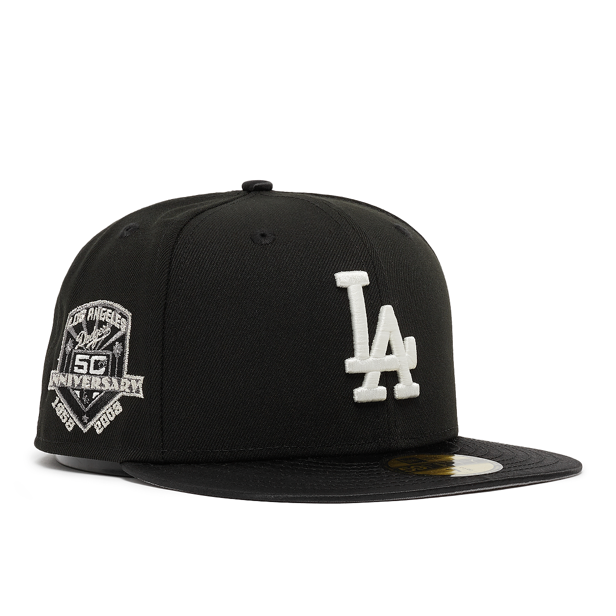 NEW ERA Los Angeles Dodgers Sサイズ ブラック LA Dodgers Black Black Metallic Gold 2025 WS Champs Side Patch 950