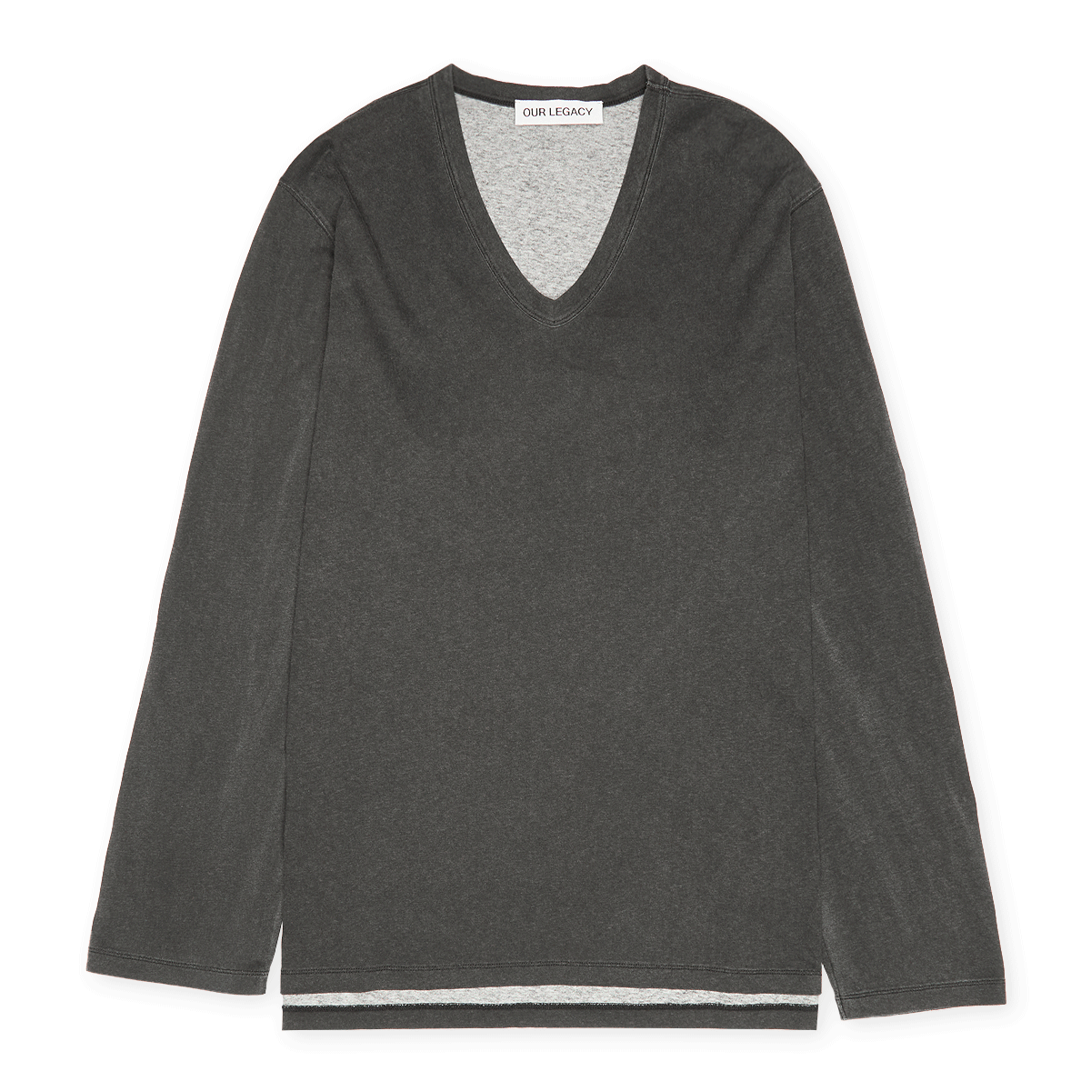 Buy Our Legacy Gorge Longsleeve 1000 Points Print in grey