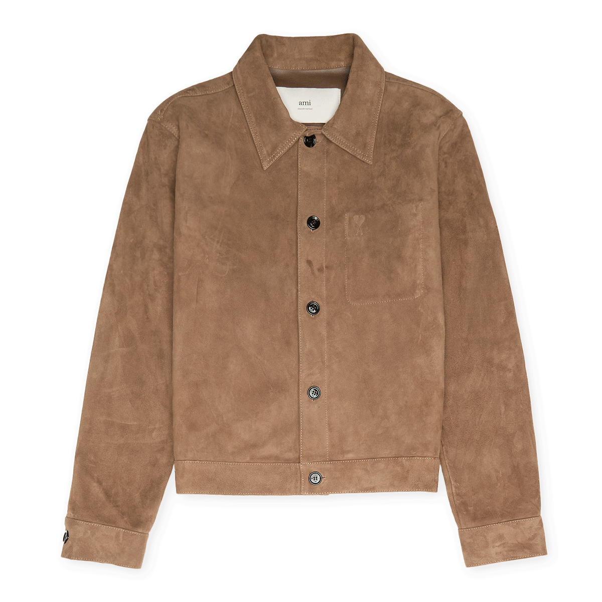 Buy AMI PARIS Jacket in brown | HJK243.LH0059-216 at MBCY