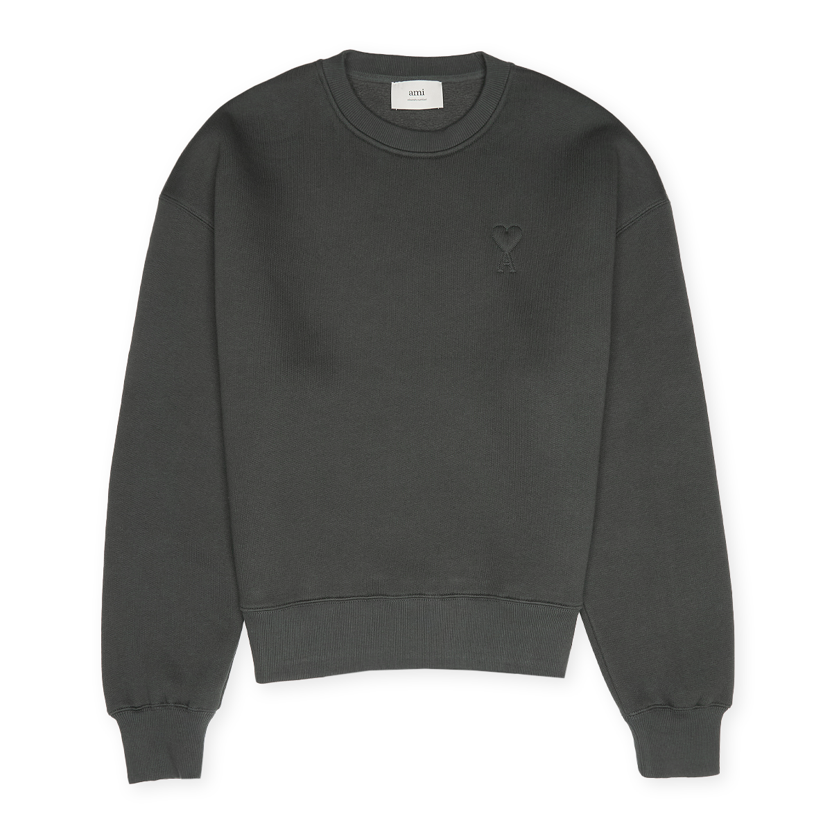 Buy AMI PARIS Sweat Big ADC in grey | USW755.749-020 at MBCY
