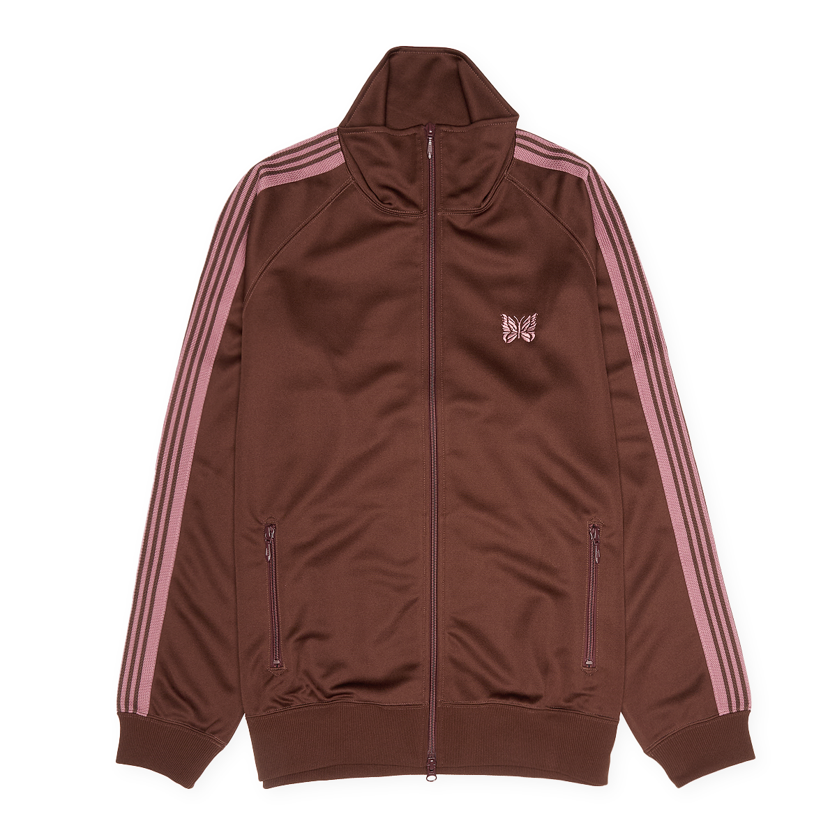 Buy Needles Track Jacket in brown | RW314-BROWN at MBCY
