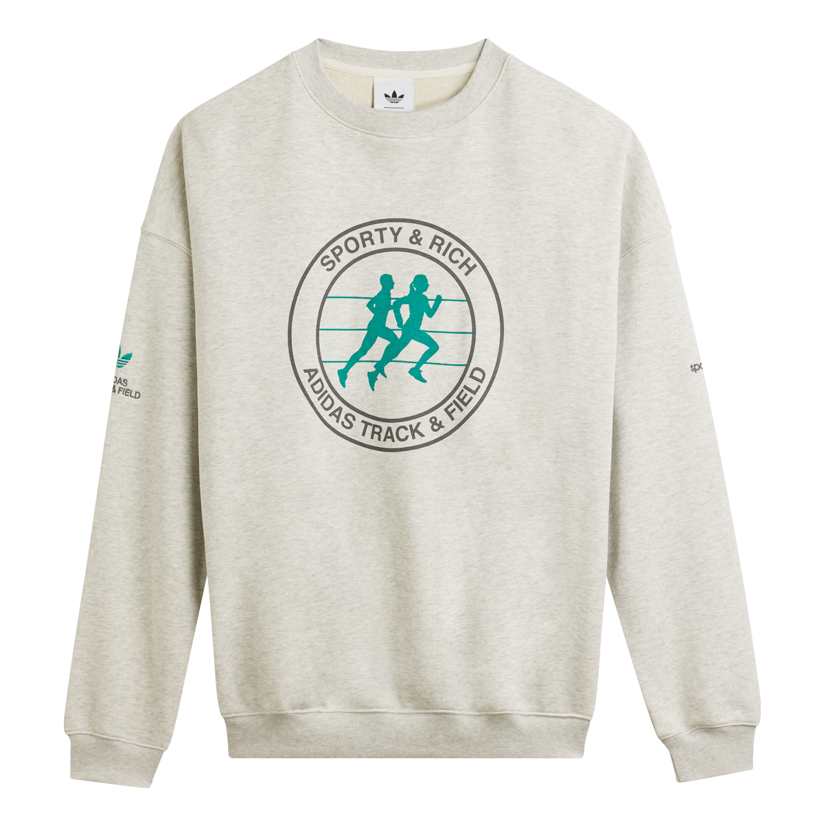 Buy adidas Originals x Sporty & Rich Sweater in grey | KA0719