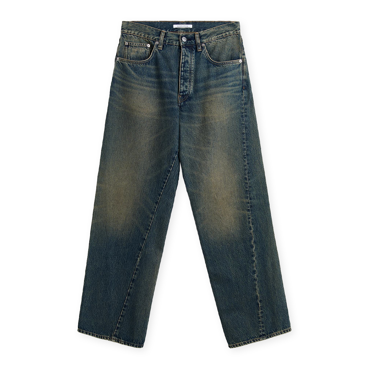Buy Sunflower Wide Twist Jeans in blauw | 5132-719 | solebox