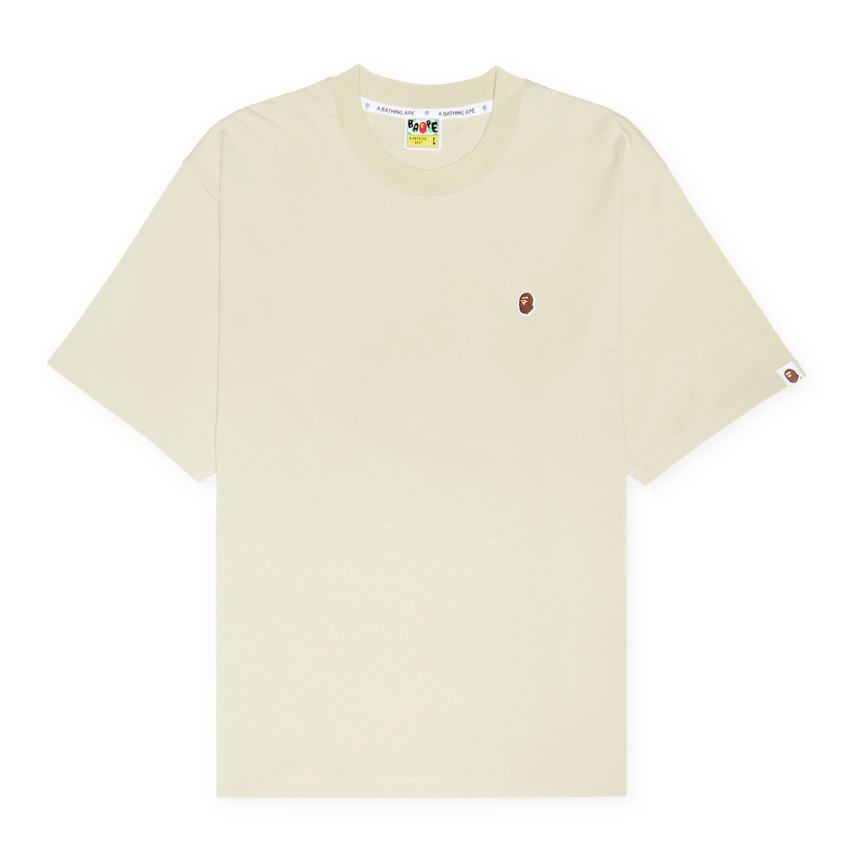 Buy A Bathing Ape One Point Relaxed Fit Tee in beige