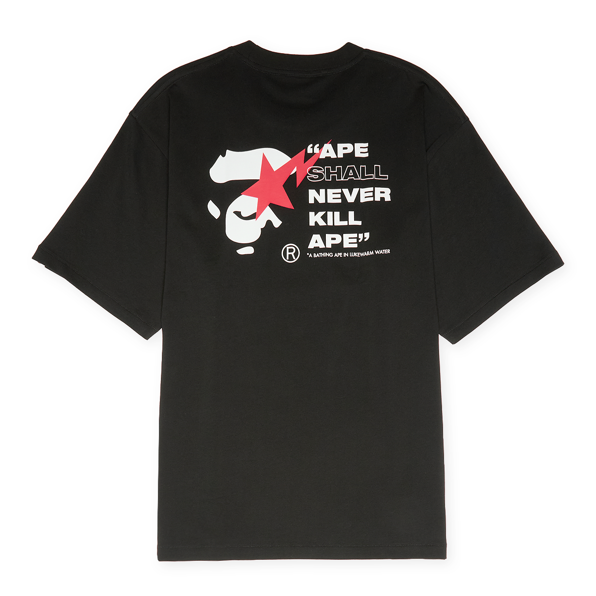 Buy A Bathing Ape Bape Sta Ape Face Relaxed Fit Tee M in black